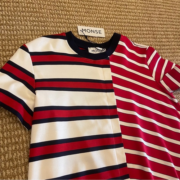 Monse Asymmetrical Rugby Tee XS - Picture 7 of 12